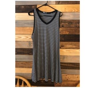 striped tank top dress